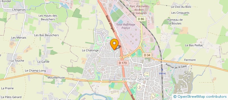 localisation de l'entreprise COUSIN ECO  VERN-SUR-SEICHE