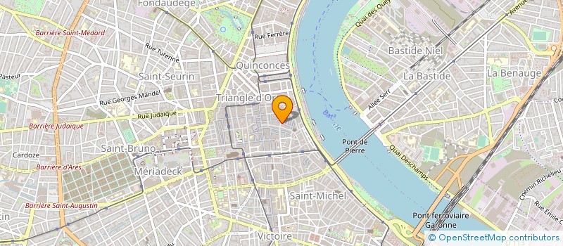 localisation de l'entreprise COUSIN ET CIE à BORDEAUX