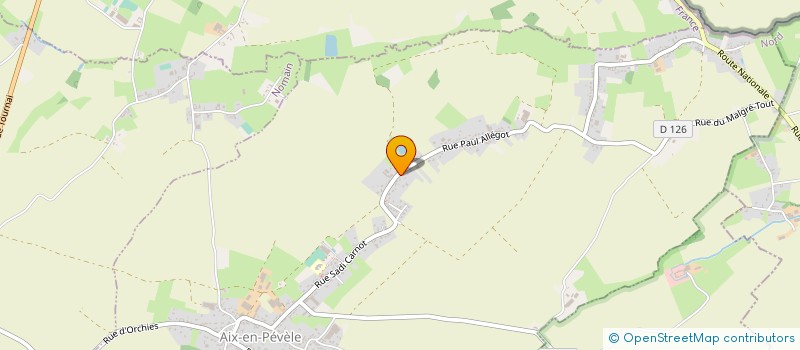 localisation de l'entreprise COUSIN-IMMO  AIX-EN-PEVELE