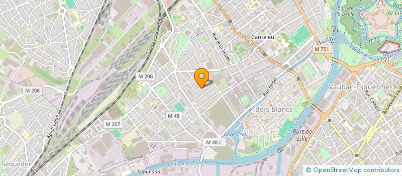 localisation de l'entreprise COUSIN LEQUENNE à LILLE