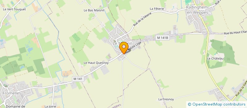 localisation de l'entreprise COUSIN / MANCEL à LE MAISNIL