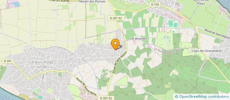 localisation de l'entreprise COUSIN OLIVIER  LE BOIS-PLAGE-EN-RE