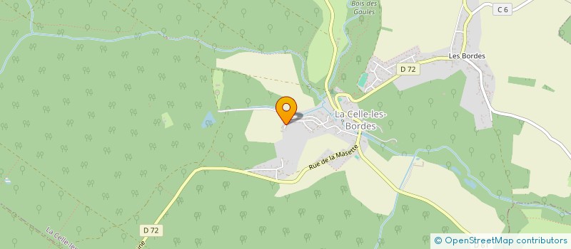 localisation de l'entreprise COUSIN PAIVA  LA CELLE-LES-BORDES