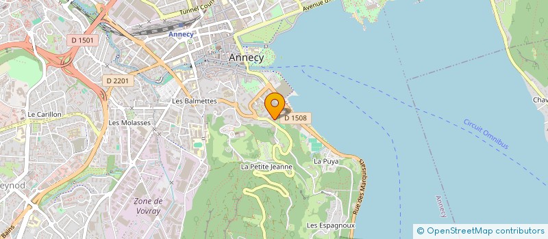 localisation de l'entreprise COUSIN PROPERTIES à ANNECY