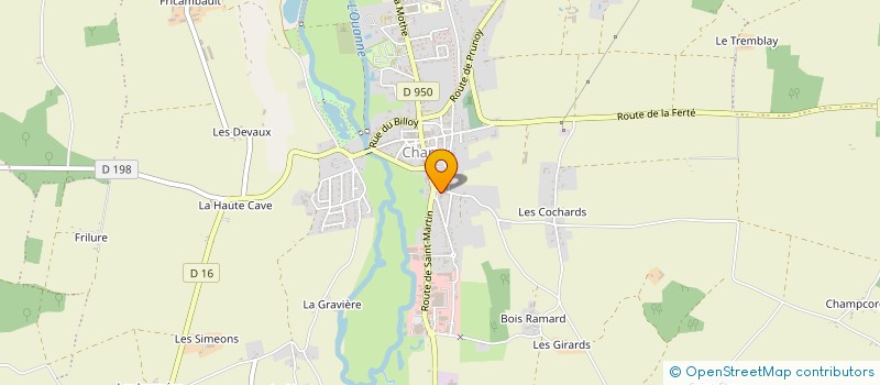 localisation de l'entreprise COUSIN RESTAURANT  CHARNY OREE DE PUISAYE