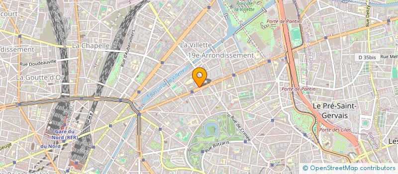 localisation de l'entreprise COUSINES & CREATRICES  PARIS