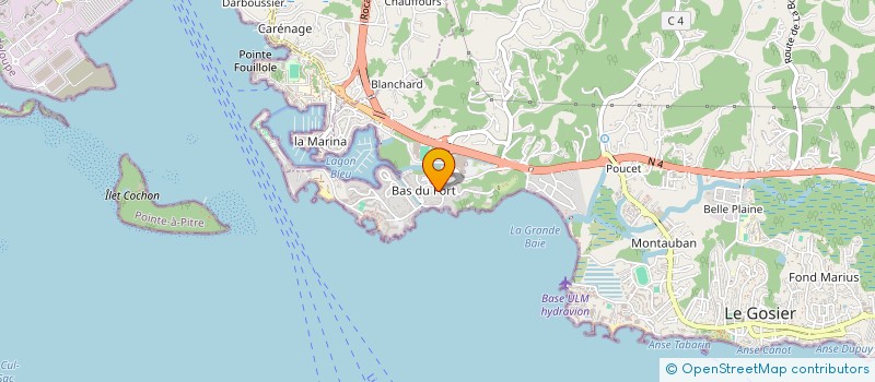 localisation de l'entreprise COUSINS CARAMEL  LE GOSIER