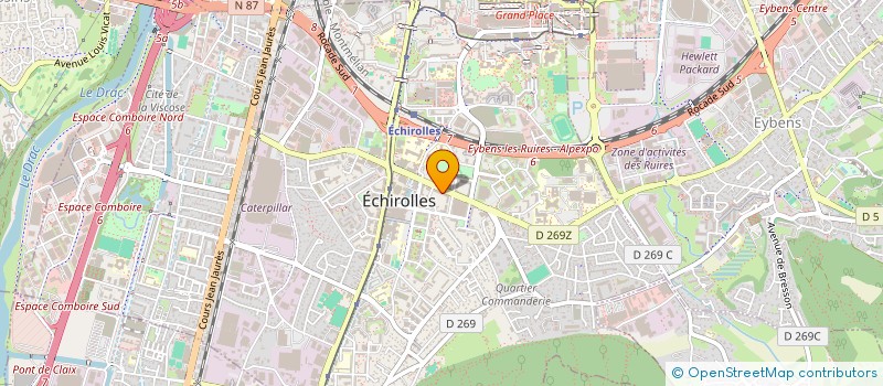 localisation de l'entreprise COUSIPAT à ECHIROLLES