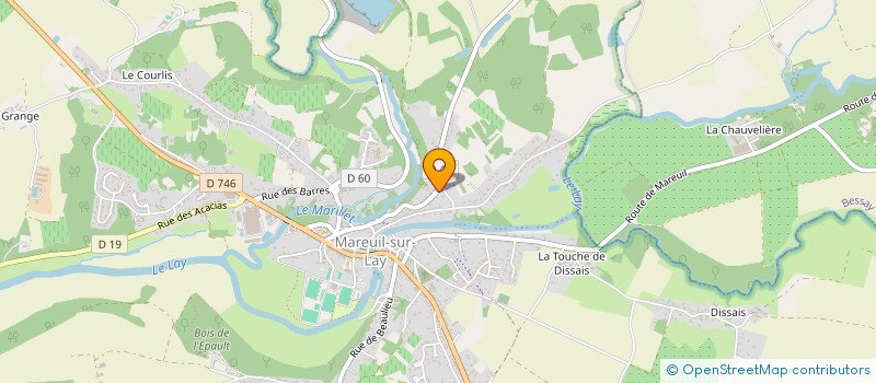 localisation de l'entreprise COUSS AND CO  MAREUIL-SUR-LAY-DISSAIS