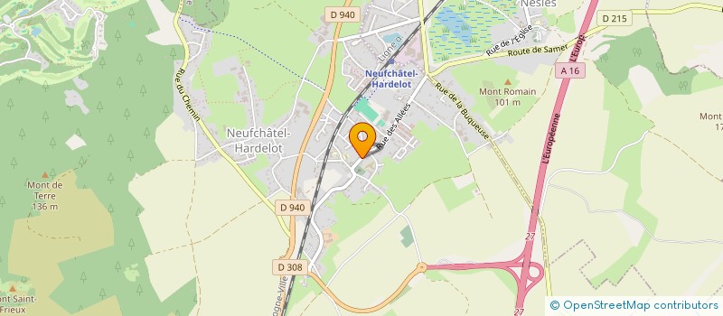 localisation de l'entreprise COUSSEMAEKER TALPAERT  NEUFCHATEL-HARDELOT
