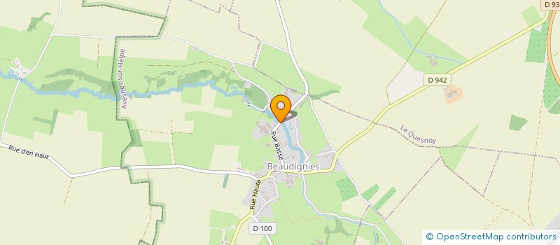 localisation de l'entreprise COUSSEMENT à BEAUDIGNIES