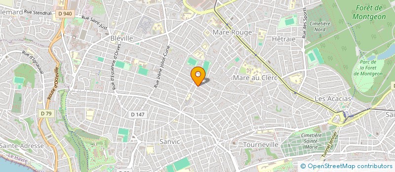 localisation de l'entreprise COUSSER à LE HAVRE