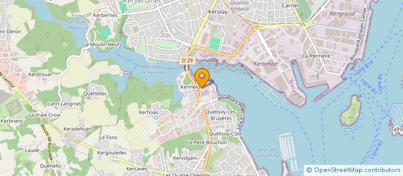 localisation de l'entreprise COUSSINTROISE  LARMOR-PLAGE