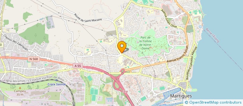 localisation de l'entreprise COUST'TRIAL  MARTIGUES