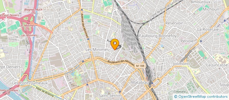 localisation de l'entreprise COUSTEAU IMMO à TOULOUSE