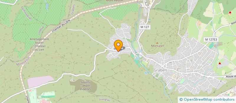 localisation de l'entreprise COUSTIERRASSAS  GRABELS