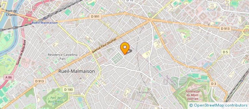 localisation de l'entreprise COUSTOU 3 à RUEIL-MALMAISON