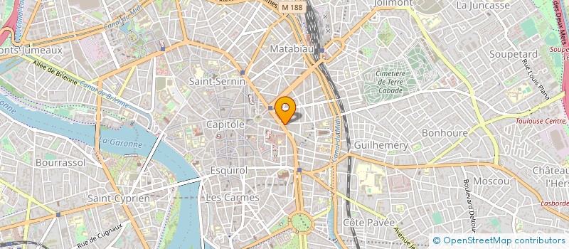 localisation de l'entreprise COUSTURE HOTEL à TOULOUSE