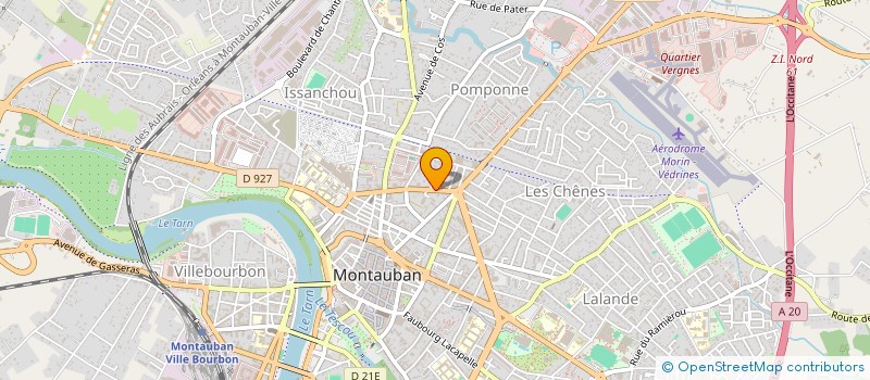 localisation de l'entreprise COUSTY DISTRI  MONTAUBAN