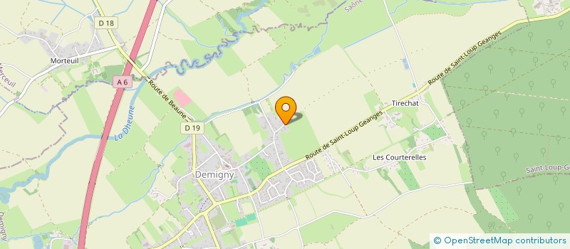 localisation de l'entreprise COUTACHOT FRERES TP à DEMIGNY