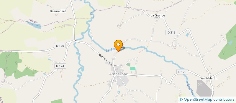 localisation de l'entreprise COUTAND à AMBERNAC