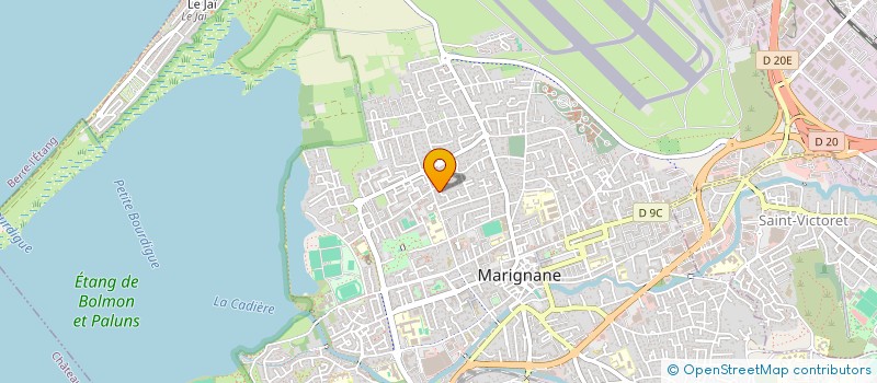 localisation de l'entreprise COUTANT  MARIGNANE