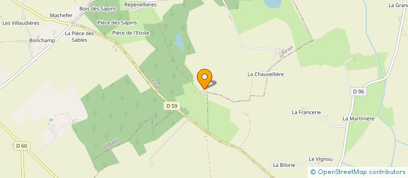 localisation de l'entreprise COUTANT  CIRAN