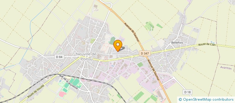 localisation de l'entreprise COUTANT INVEST HOLDING  NEUVILLE-DE-POITOU