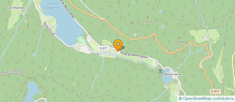 localisation de l'entreprise COUTANT LOISIRS DEVELOPPEMENT  XONRUPT-LONGEMER