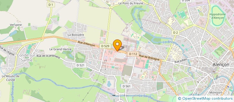 localisation de l'entreprise COUTARD à CONDE-SUR-SARTHE