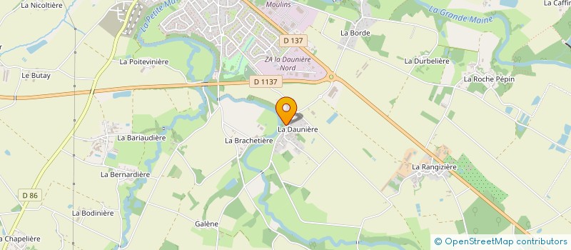localisation de l'entreprise COUTAUD à MONTAIGU-VENDEE