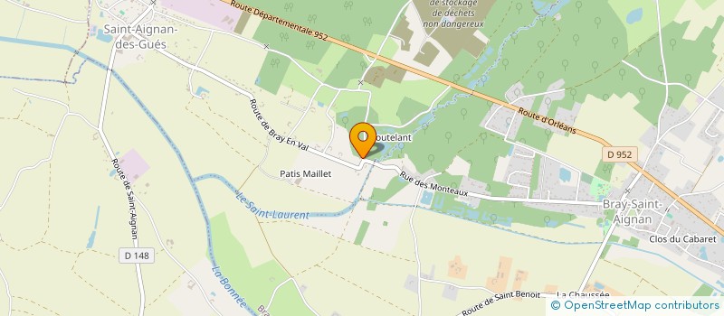 localisation de l'entreprise COUTELANT à BRAY-SAINT-AIGNAN
