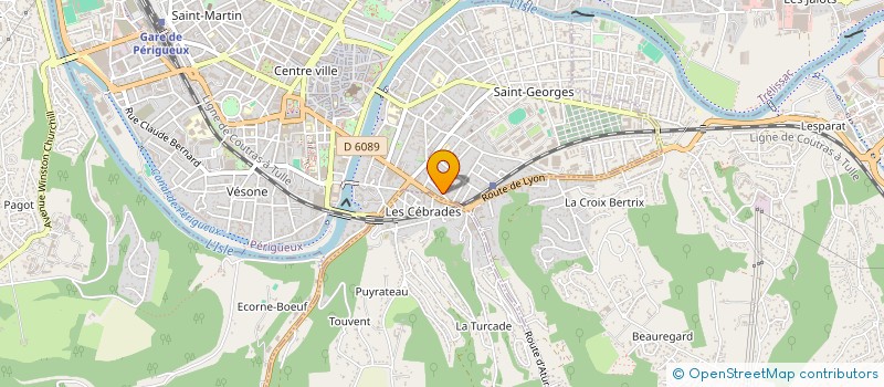 localisation de l'entreprise COUTELLECPRO  BOULAZAC ISLE MANOIRE