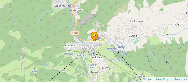 localisation de l'entreprise COUTELLERIE DES ARAVIS à LA CLUSAZ