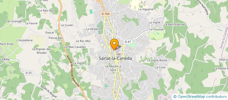 localisation de l'entreprise COUTELLERIE LE SARLADAIS à SARLAT-LA-CANEDA