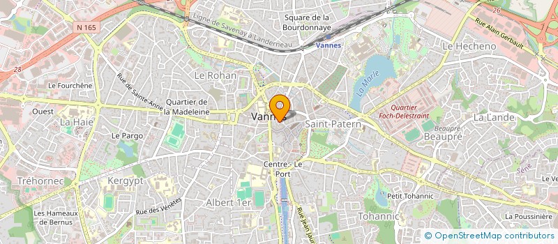 localisation de l'entreprise COUTELLERIE PER à VANNES