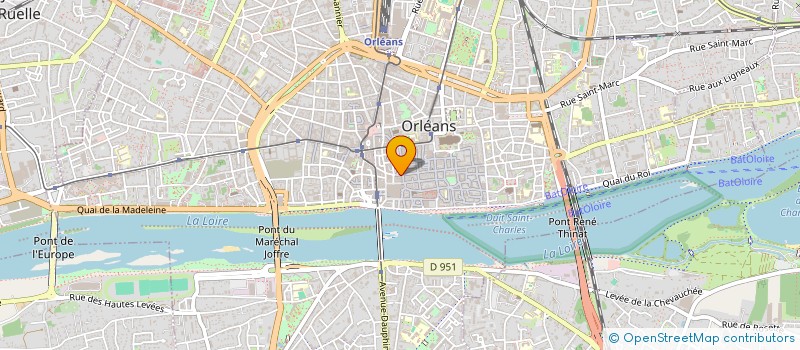 localisation de l'entreprise COUTELLERIE PESTY EURL  ORLEANS