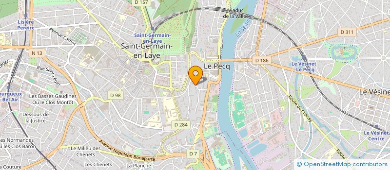 localisation de l'entreprise COUTEN VESINET  LE PECQ