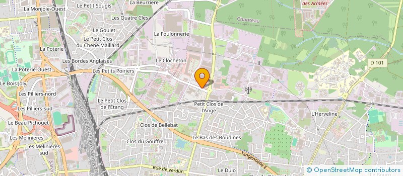 localisation de l'entreprise COUTENCEAU à FLEURY-LES-AUBRAIS
