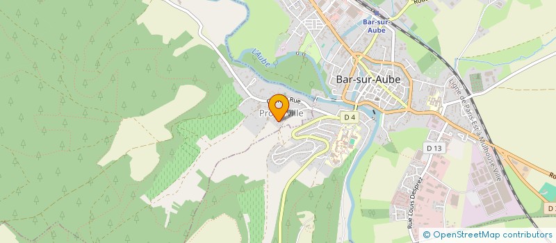 localisation de l'entreprise COUTHEL  PROVERVILLE