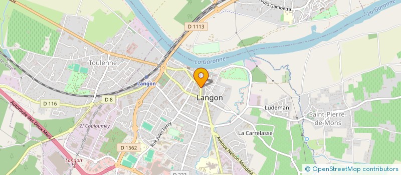 localisation de l'entreprise COUTHURES-SAIGNE ANGELIQUE  LANGON