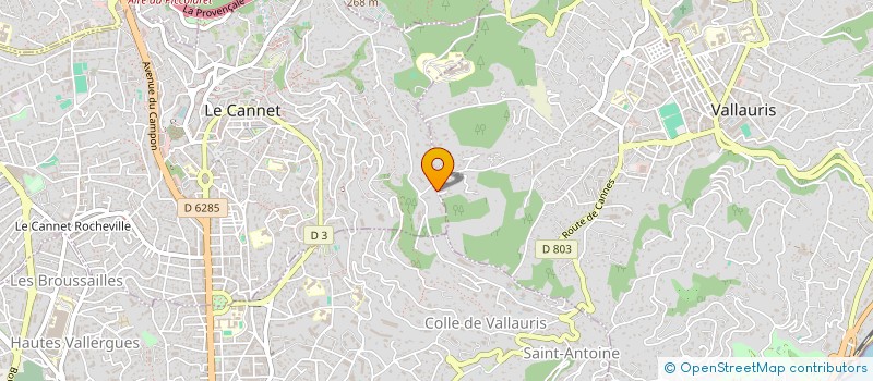 localisation de l'entreprise COUTIERCINQ à VALLAURIS