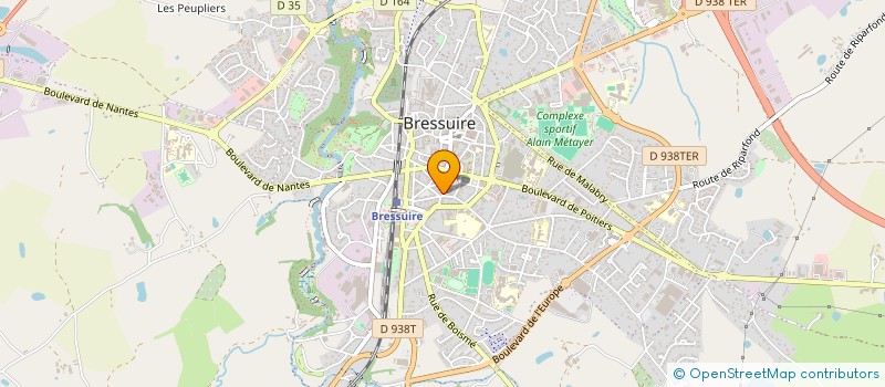 localisation de l'entreprise COUTINEAU DIDIER  BRESSUIRE