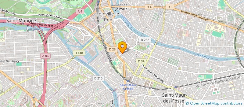 localisation de l'entreprise COUTINHO GESTION IMMOBILIERE à SAINT-MAUR-DES-FOSSES