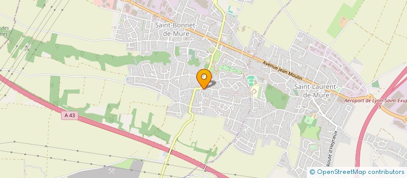 localisation de l'entreprise COUTINHO PAYSAGE  SAINT-BONNET-DE-MURE