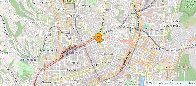 localisation de l'entreprise COUTIOU à NICE