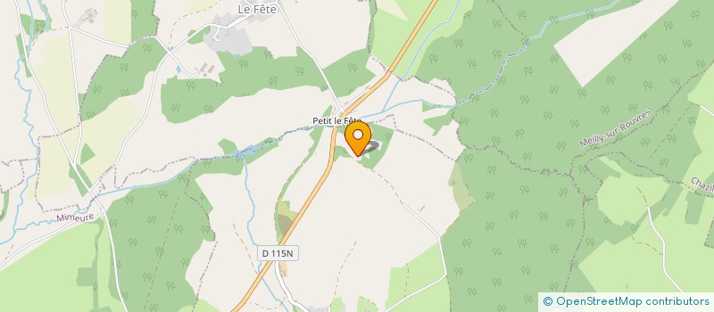 localisation de l'entreprise COUTIVERT  MUSIGNY