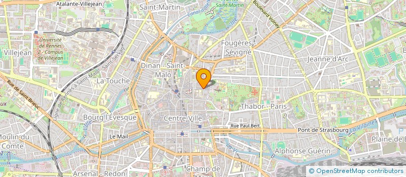 localisation de l'entreprise COUTRIN à RENNES