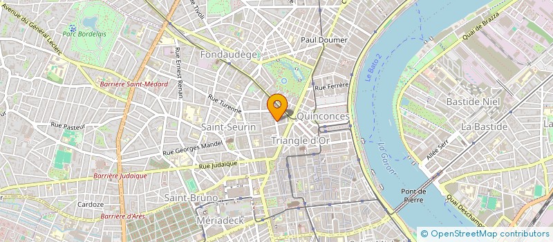 localisation de l'entreprise COUTUME STUDIO  BORDEAUX