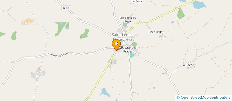 localisation de l'entreprise COUTUMES ET TRADITIONS à SAINT-LEGER-MAGNAZEIX